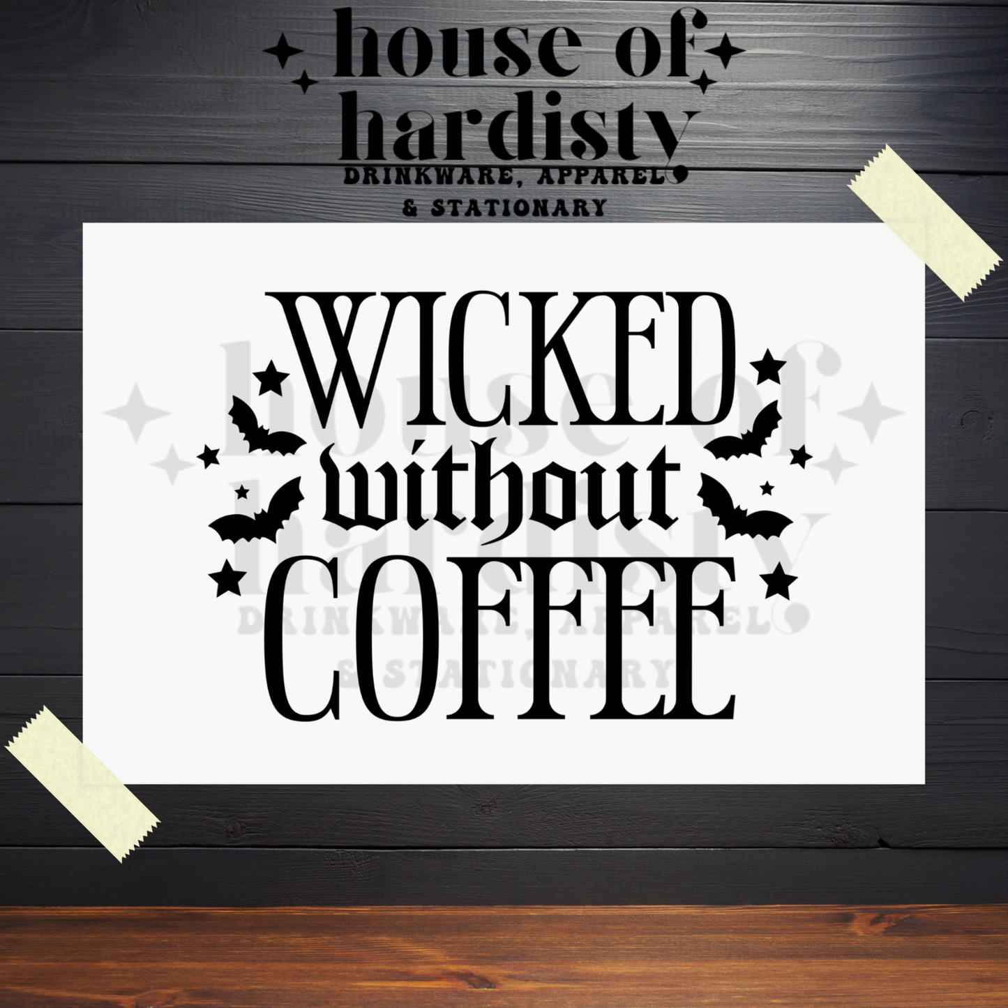 Wicked Without Coffee | 16oz Hot & Cold Glass Cup