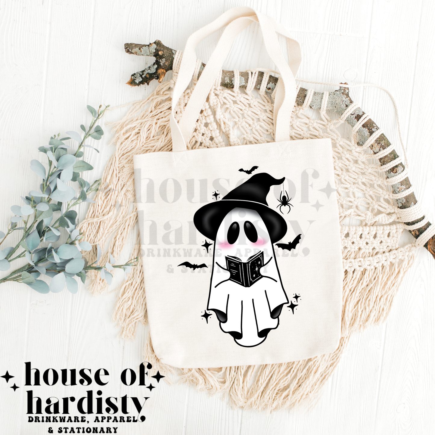 Spooky Bookish Ghoul | Tote Bag