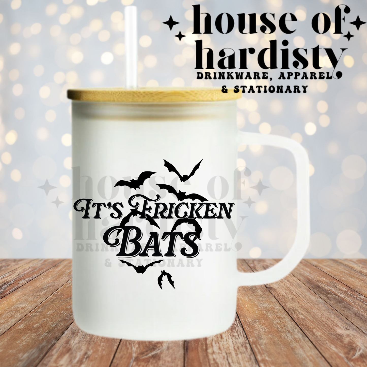 It's Fricken Bats | 16oz Hot & Cold Glass Cup