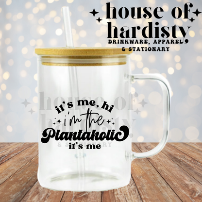 Plantaholic | 16oz Hot & Cold Glass Cup