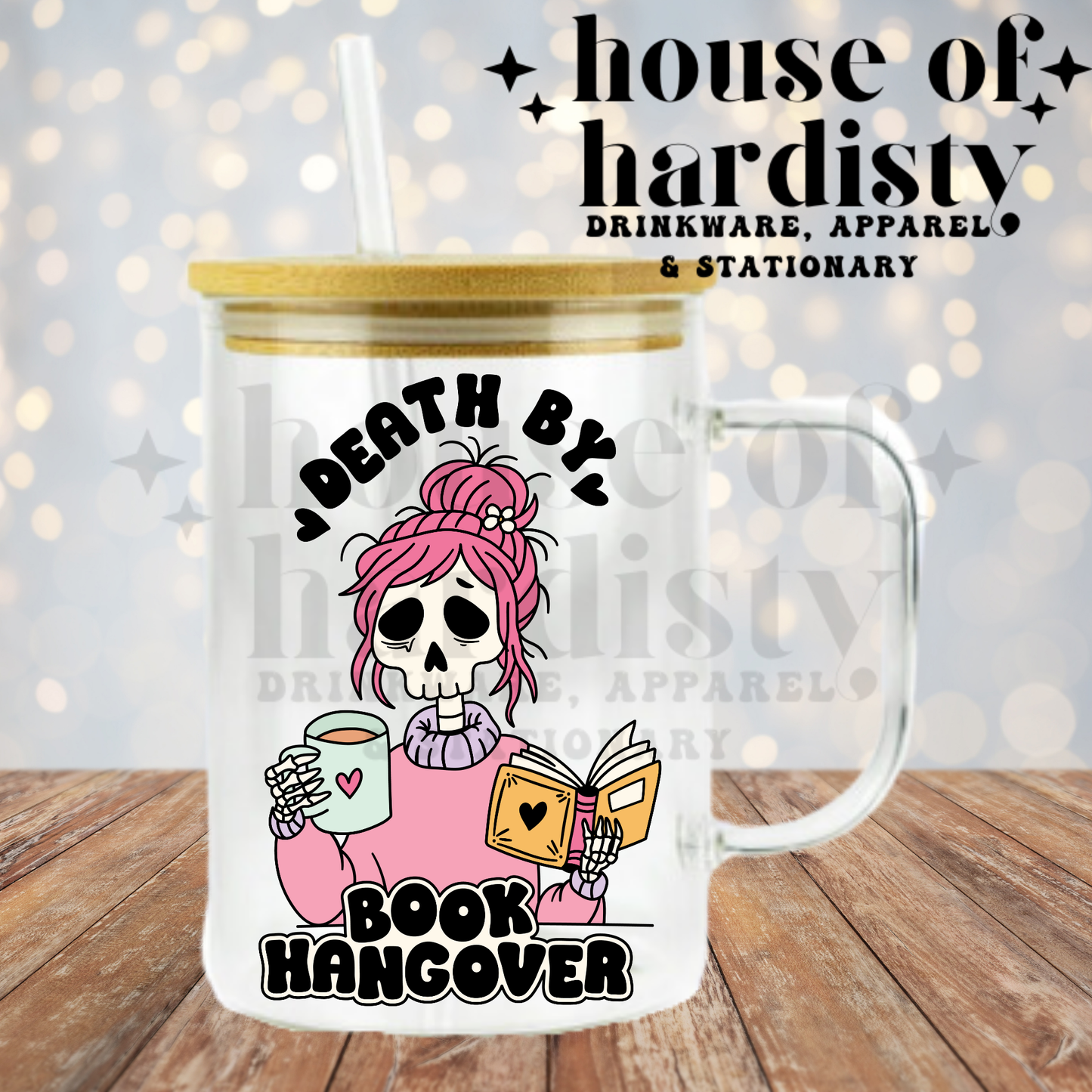 Book Hangover | 16oz Hot & Cold Glass Cup