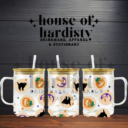 Spooky Sugar Cookies | 16oz Hot & Cold Glass Cup