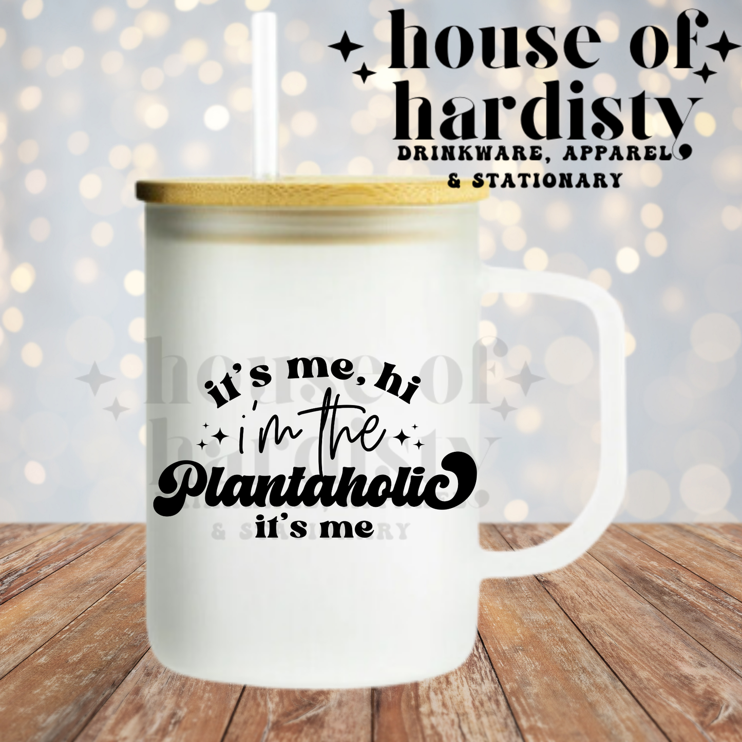 Plantaholic | 16oz Hot & Cold Glass Cup