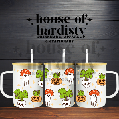 Halloween Plants | 16oz Hot & Cold Glass Cup