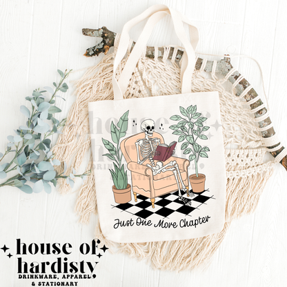 One More Chapter Skellie | Tote Bag