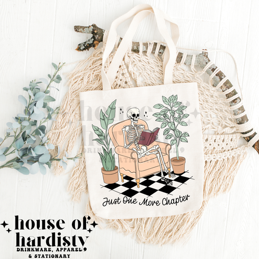 One More Chapter Skellie | Tote Bag