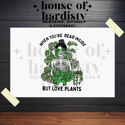 Dead Inside But Love Plants | Tote Bag