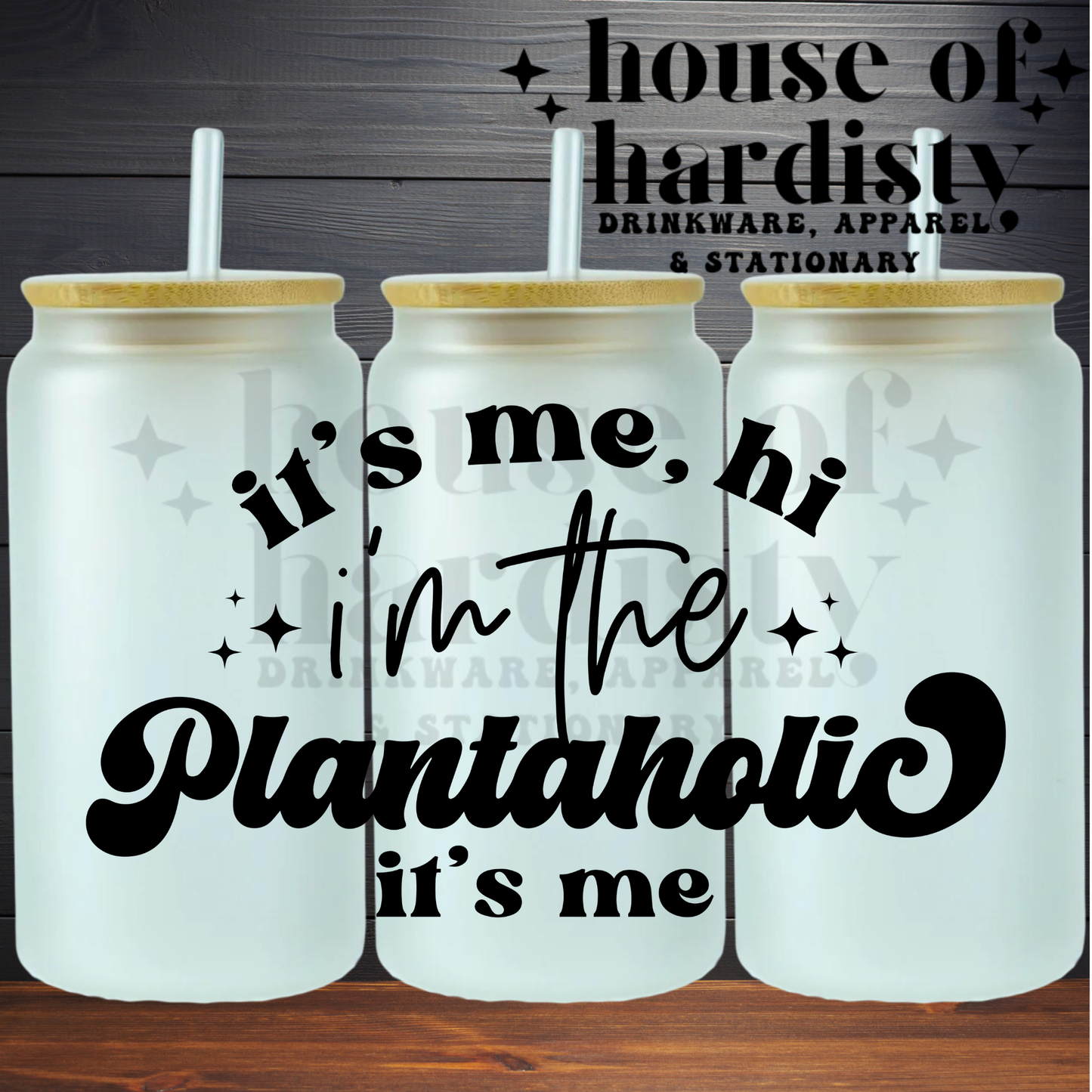 Plantaholic | 16oz Hot & Cold Glass Cup