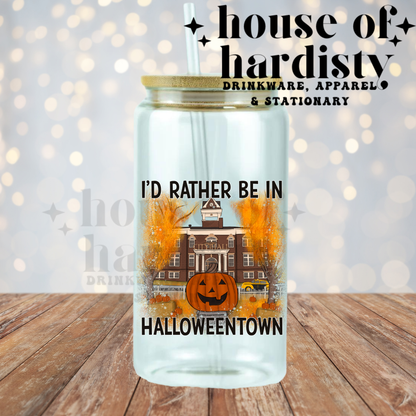 Halloween Town | 16oz Hot & Cold Glass Cup