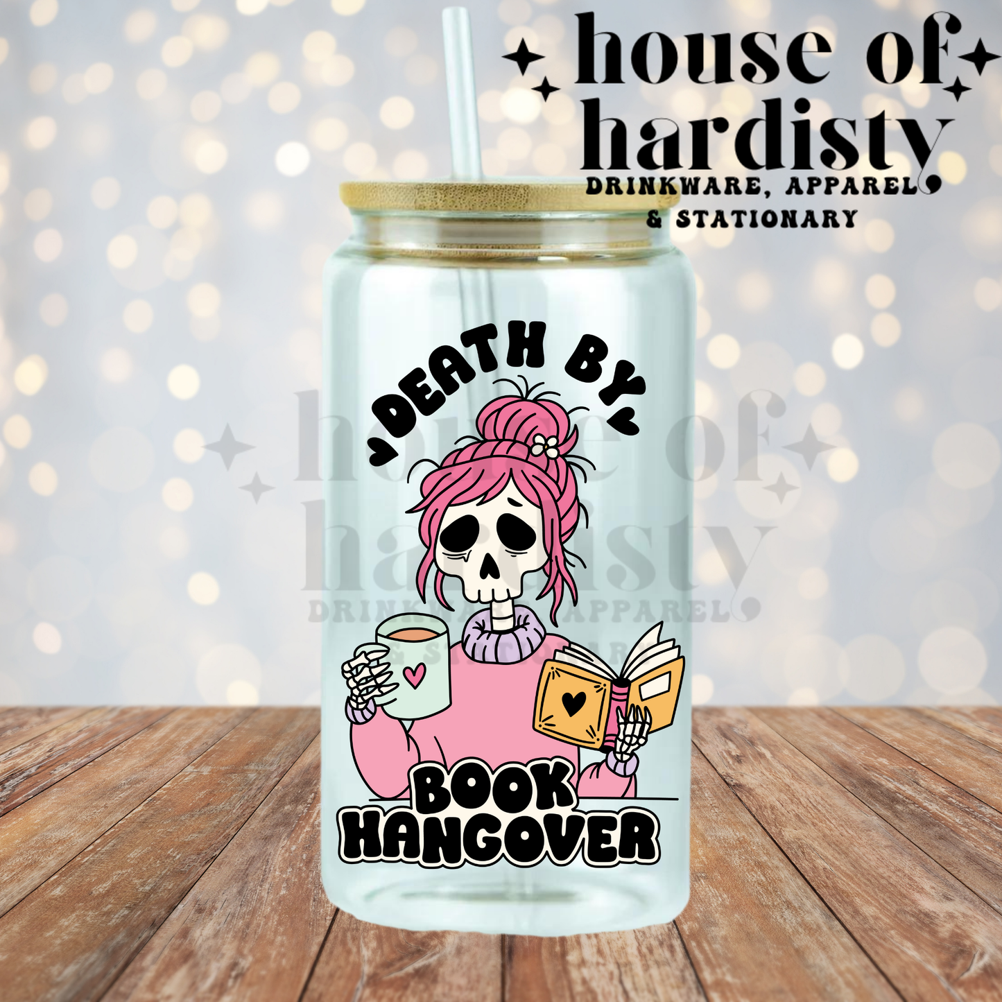 Book Hangover | 16oz Hot & Cold Glass Cup