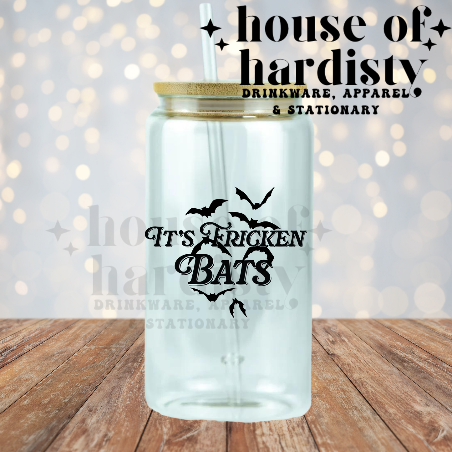 It's Fricken Bats | 16oz Hot & Cold Glass Cup