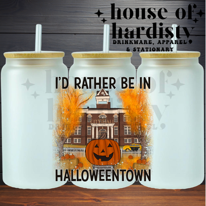 Halloween Town | 16oz Hot & Cold Glass Cup