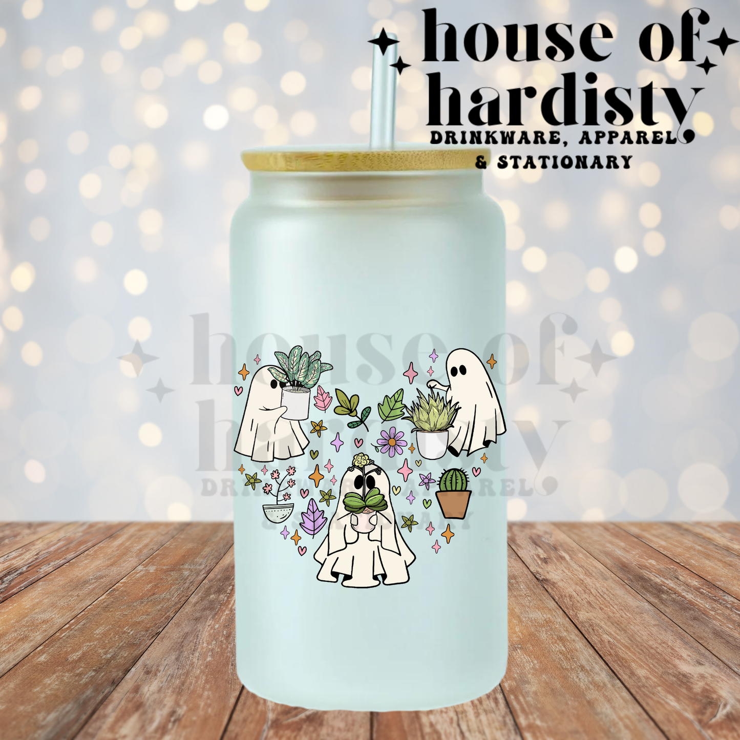 Plant Lovin' Ghouls | 16oz Hot & Cold Glass Cup