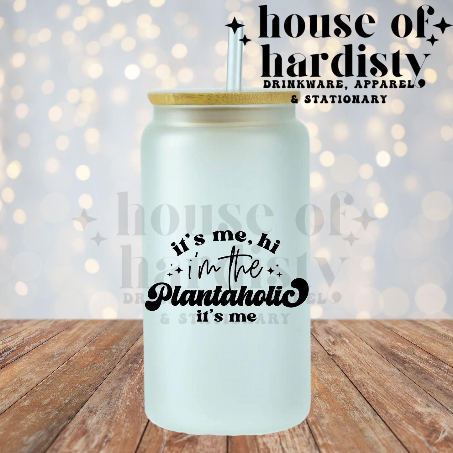 Plantaholic | 16oz Hot & Cold Glass Cup