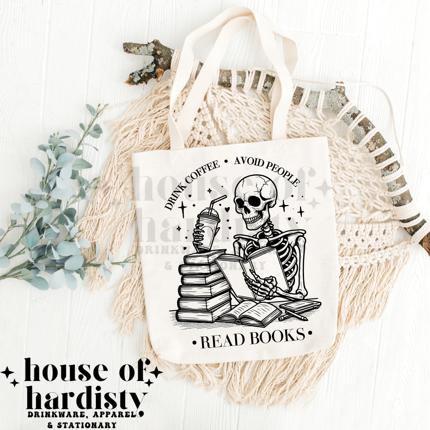 Drink Coffee Avoid People Read Books | Tote Bag