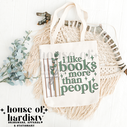 Books More Than People | Tote Bag