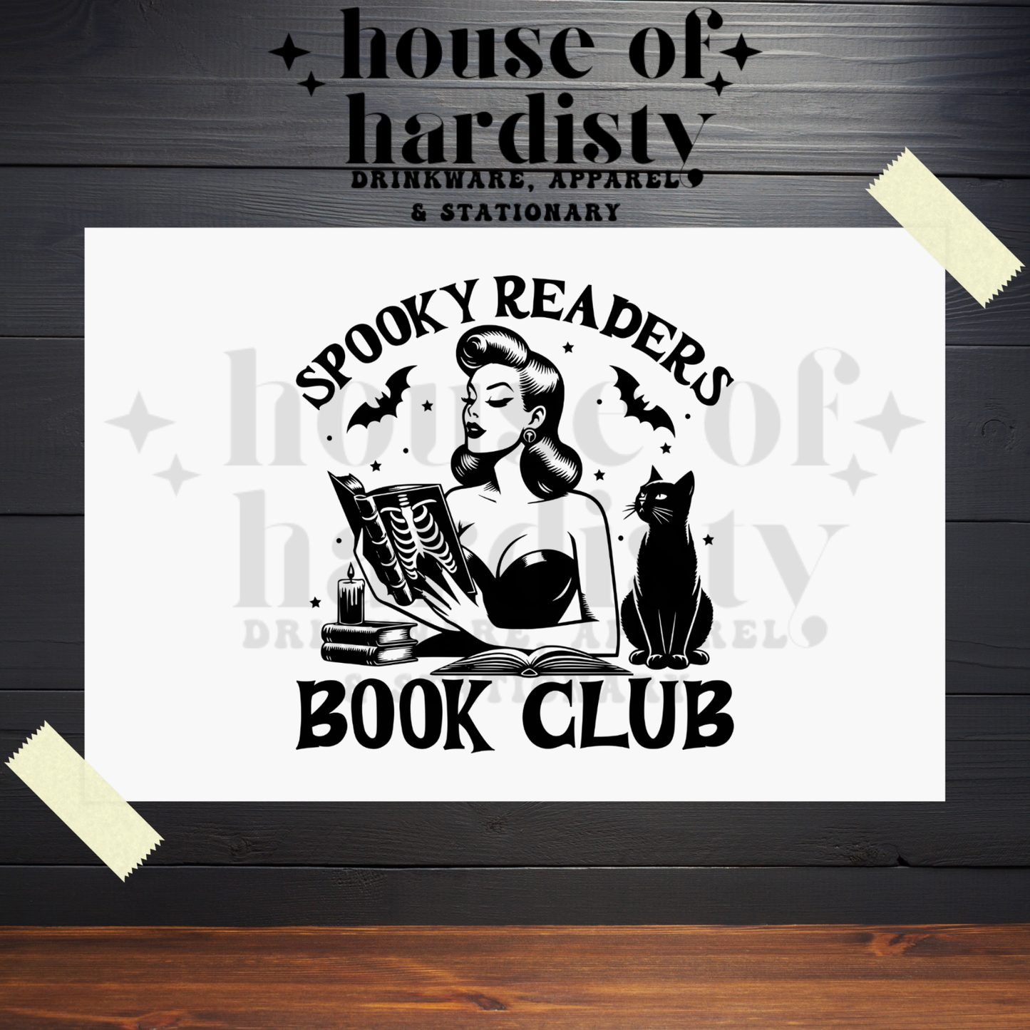 Spooky Readers Book Club | 16oz Hot & Cold Glass Cup