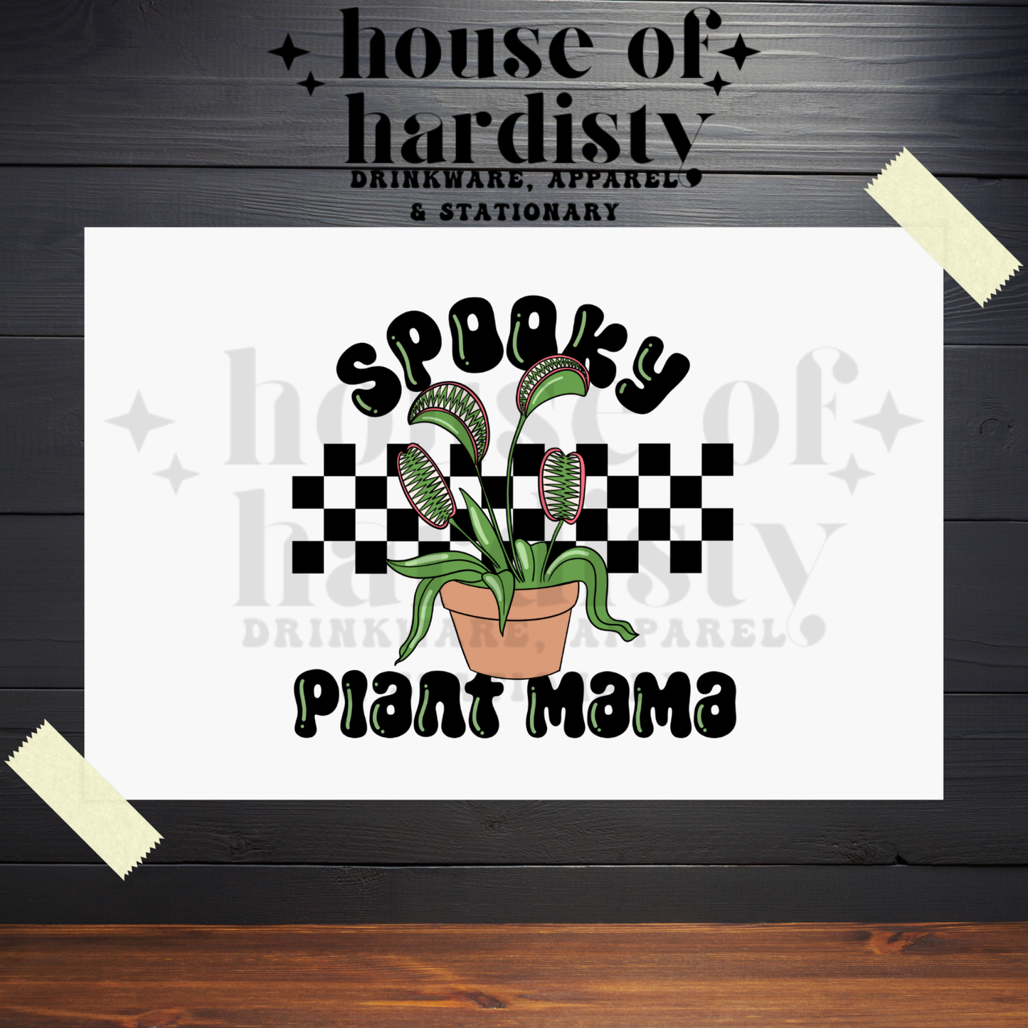 Spooky Plant Mama | 16oz Hot & Cold Glass Cup