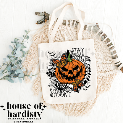 Stay Spooky Butterfly Pumpkin | Tote Bag