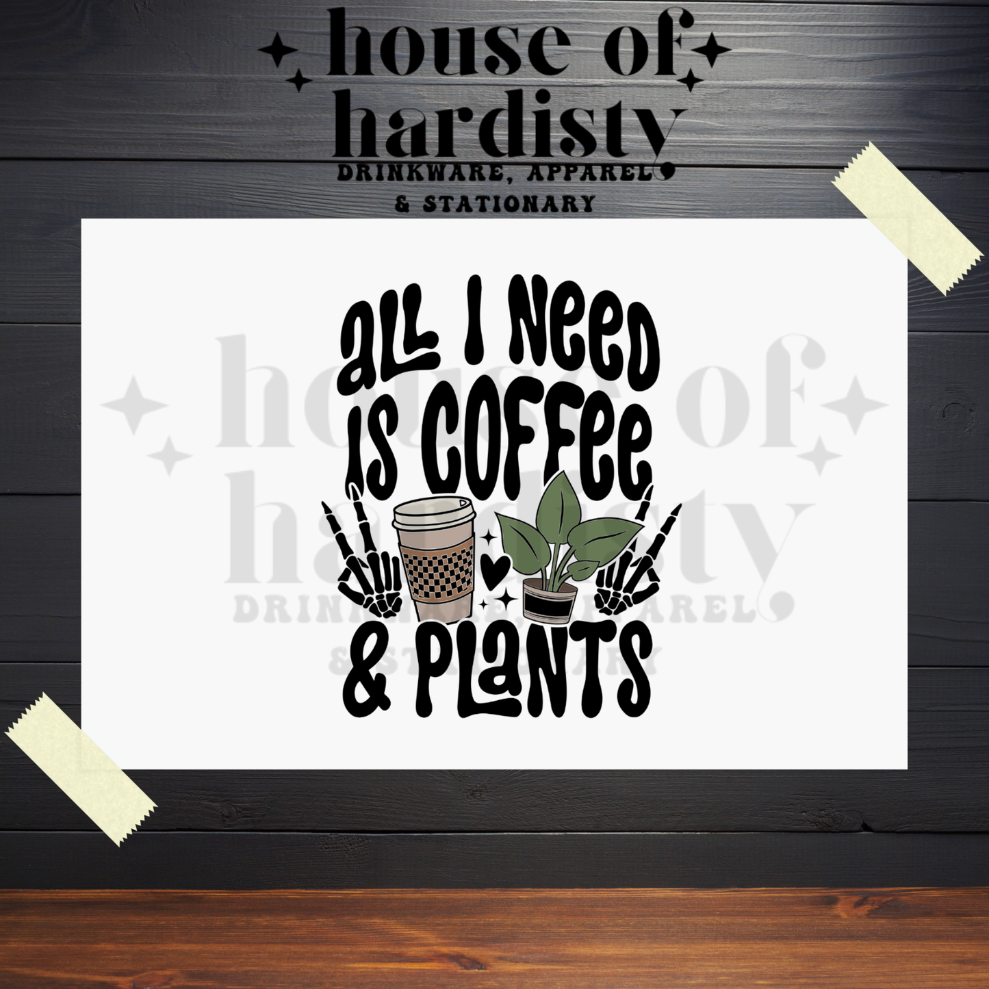 All I Need is Coffee & Plants | Tote Bag