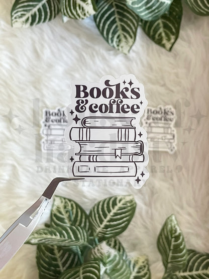 Books & Coffee | Sticker