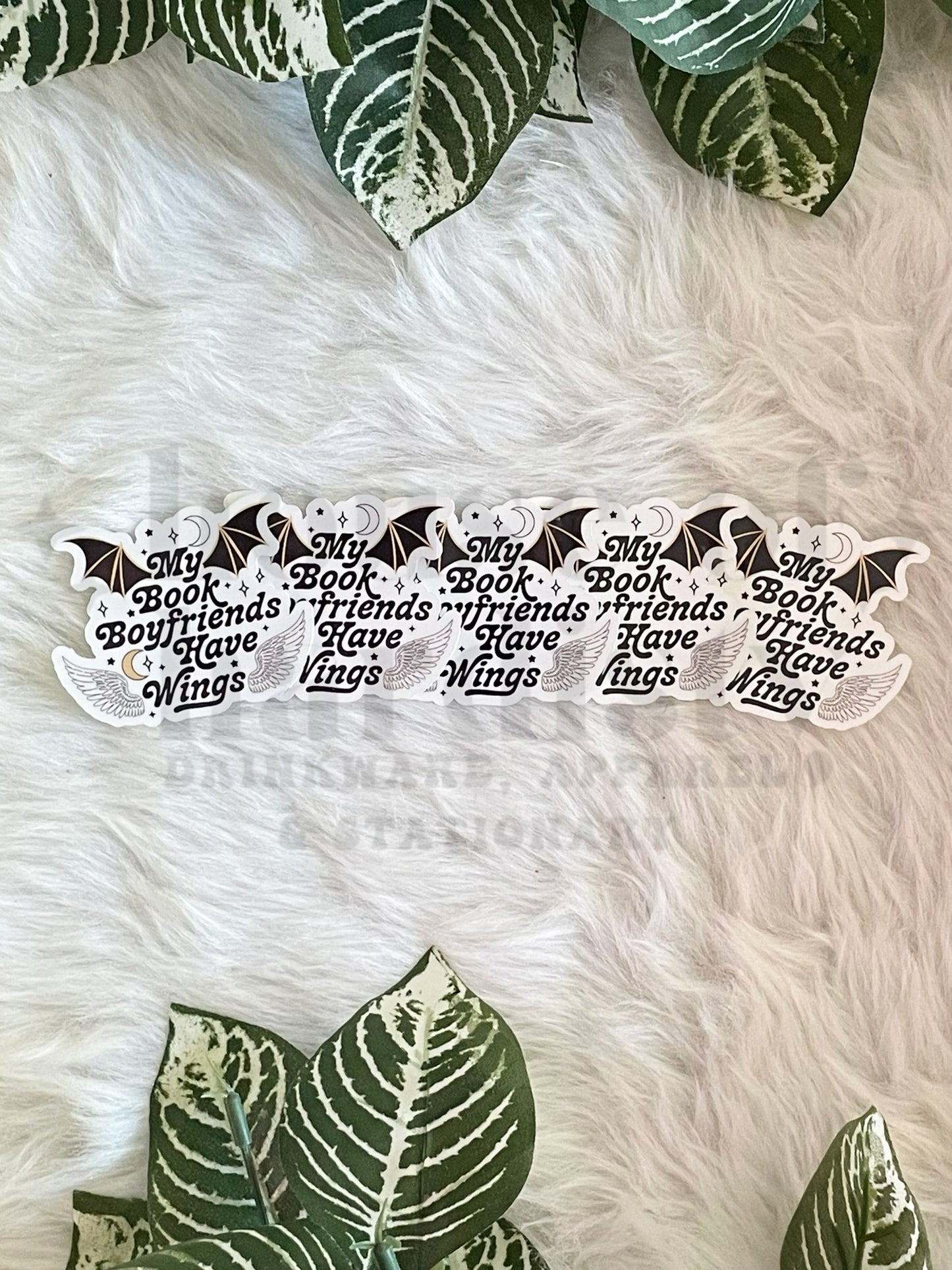 My Book Boyfriends Have Wings | Sticker