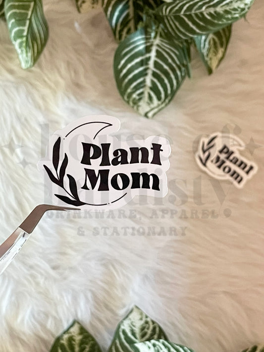 Plant Mom Moon | Sticker