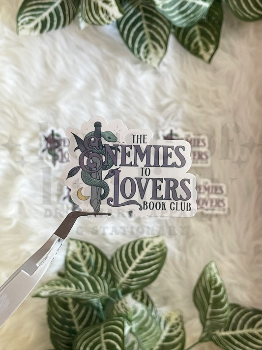 Enemies To Lovers Book Club | Sticker