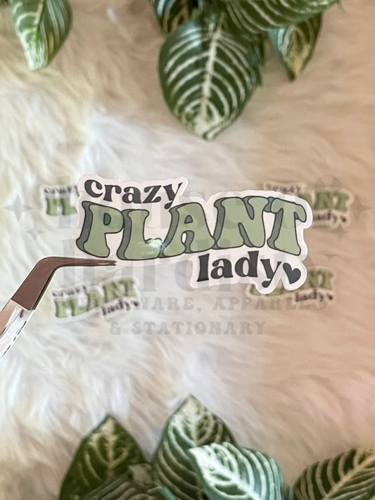 Crazy Plant Lady | Sticker