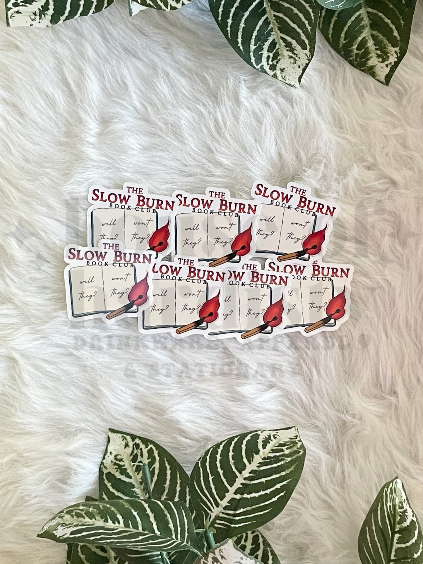 Slow Burn Book Club | Sticker