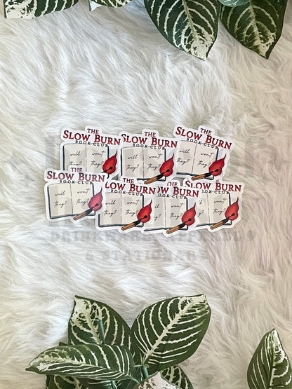 Slow Burn Book Club | Sticker