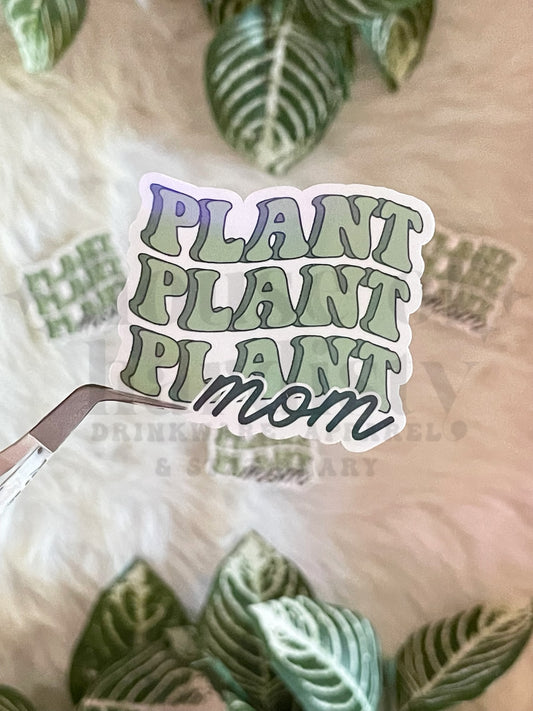 Plant Mom (Stacked) | Sticker