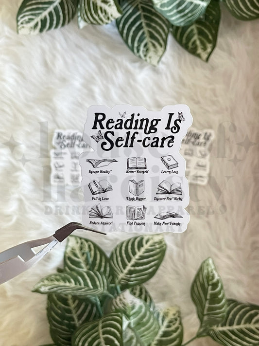 Reading is Self Care | Sticker