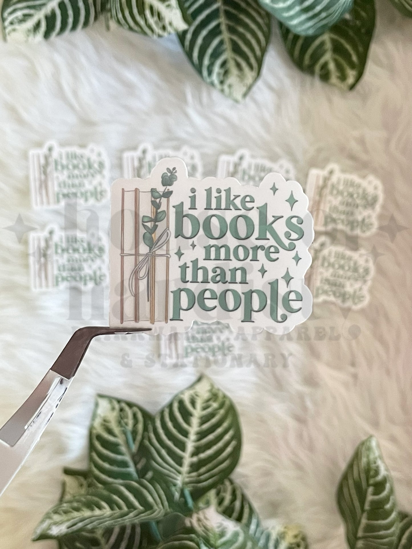 Books More Than People | Sticker