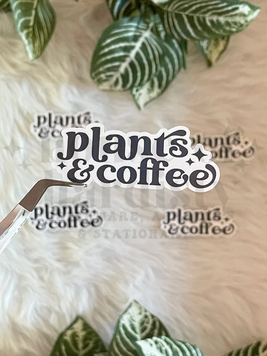 Plants & Coffee | Sticker